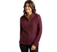 Weird Fish Womens Aria 1/4 Zip Fleece: Dark Violet: 16 Size: 16, Colou