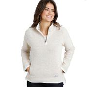 Weird Fish Womens Aria 1/4 Zip Fleece: Ecru: 18 Size: 18, Colour: Ecru