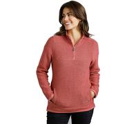 Weird Fish Womens Aria 1/4 Zip Fleece: Rosewood: 10 Size: 10, Colour: