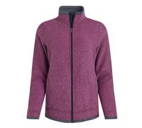 Weird Fish Womens Ariana Eco FZ Grid Fleece Purple 12
