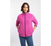 Weird Fish Women's Ariana Full Zip Grid Fleece in Bright Pink | Size: 12 Weird Fish Bright Pink 12