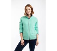 Weird Fish Women's Ariana Full Zip Grid Fleece in Light Green | Size: 10 Weird Fish Light Green 10