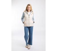 Weird Fish Women's Atissa Lightweight Padded Gilet in Cream | Size: 14 Weird Fish Cream 14