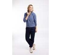 Weird Fish Women's Avery 1/4 Zip Sweatshirt in Blue | Size: 22 Weird Fish Blue 22