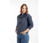 Weird Fish Women's Avery 1/4 Zip Sweatshirt in Navy | Size: 8 Weird Fish Navy 8