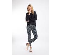 Weird Fish Women's Bailey Printed Leggings in Midnight | Size: 20 Weird Fish Midnight 20