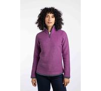 Weird Fish Beye 1/4 Zip Grid Fleece Purple Wine Size 12. (Jumper/Sweater/Fleece)