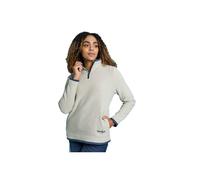 Weird Fish Womens Beye Eco 1/4 Zip Fleece: Ecru: 20 Size: 20, Colour: