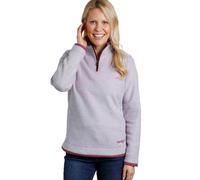 Weird Fish Womens Beye Eco Zip Grid Fleece in Purple, Size 8, Recycled Polyester/Viscose | Charlies