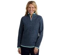 Weird Fish Womens Beye Eco 1/4 Zip Fleece: Rich Navy: 8 Size: 8, Colou