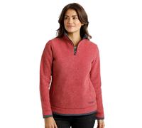 Weird Fish Womens Beye Eco 1/4 Zip Fleece: Rich Red: 8 Size: 8, Colour