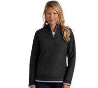 Weird Fish Womens Beye Eco 1/4 Zip Fleece: Washed Black: 8 Size: 8, Co
