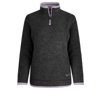 Weird Fish Womens Beyonce Eco 1/4 Zip Fleece Black 8
