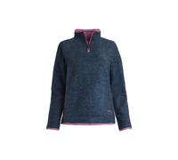 Weird Fish Womens Beyonce Eco 1/4 Zip Fleece Navy 12