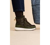 Weird Fish Women's Birch Faux Fur Lined Waterproof Walking Boot in Dark Green | Size: 7 Weird Fish Dark Green 7
