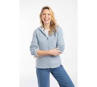 Weird Fish Women's Chicoa Full Zip Macaroni Hoodie in Light Blue | Size: 16 Weird Fish Light Blue 16