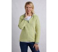 Weird Fish Women's Chicoa Full Zip Macaroni Hoodie in Light Green | Size: 12 Weird Fish Light Green 12