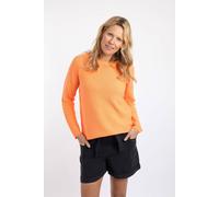 Weird Fish Women's Dalla Knitted Crew Neck Jumper in Orange | Size: 12 Weird Fish Orange 12