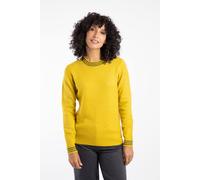 Weird Fish Women's Dawkins Tipped Jumper in Bright Yellow | Size: 8 Weird Fish Bright Yellow 8