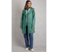 Weird Fish Delara Showerproof Jacket Dark Jade Size 18