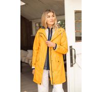 Weird Fish Delara Waterproof Jacket Mustard Size 16