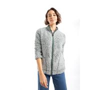 Weird Fish Women's Deliah Cosy Full Zip Fleece in Dark Olive | Size: 8 Weird Fish Dark Olive 8