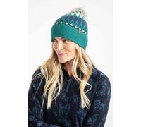 Weird Fish Women's Frady Fair Isle Bobble Hat in Green Weird Fish Green One Size