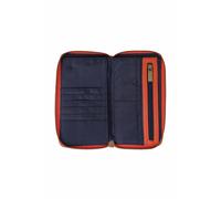 Weird Fish Handbury Faux Leather Purse Orange Size ONE