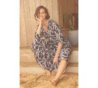 Weird Fish Himanshee Womens Printed Viscose Maxi Dress - - Size: 14