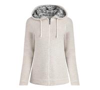 Weird Fish Womens/Ladies Chicoa Macaroni Full Zip Hoodie (Ecru) - Size 10 UK