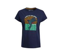Weird Fish Womens/Ladies Fly Free Graphic Slub T-Shirt (Dark Blue) - Size 8 UK