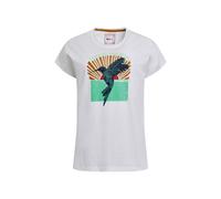 Weird Fish Womens/Ladies Fly Free Graphic Slub T-Shirt (White) - Size 12 UK