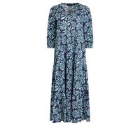 Weird Fish Womens/Ladies Lainey All-Over Print Seersucker Midi Dress (Aquamarine) - Blue - Size 10 UK