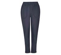 Weird Fish Womens/Ladies Malorri Organic Cotton Trousers (Navy) - Size 14 UK