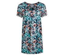 Weird Fish Womens/Ladies Nuri Printed Eco Liva Tunic (Aqua Blue) Viscose - Size 8 UK
