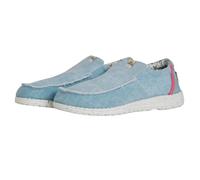 Weird Fish Womens/Ladies Shoaler Washed Canvas Slip-on Lightweight Shoes (Denim) - Blue - Size UK 5