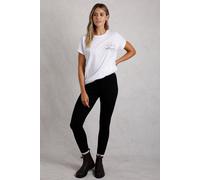 Weird Fish Women's Lilliane High Waisted Leggings in Black | Size: 12 Weird Fish Black 12