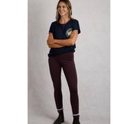 Weird Fish Women's Lilliane High Waisted Leggings in Wine | Size: 14 Weird Fish Wine 14