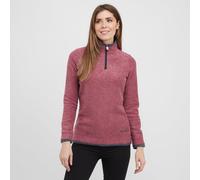 Weird Fish Women's Lynda Half Zip Fleece, Pink 16(W)