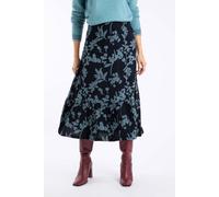 Weird Fish Women's Minnerve Viscose Tiered Maxi Skirt in Light Green | Size: 8 Weird Fish Light Green 8