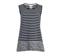 Weird Fish Womens Moha Organic Longline Vest Navy 14