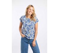 Weird Fish Women's Paw Paw Printed Jersey T-Shirt | Size: 8 Weird Fish Multicolor 8