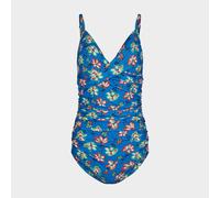 Weird Fish Women's Penelope Printed Swimsuit, Blue 10