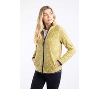 Weird Fish Roch Full Zip Printed Microfleece In Cream Cream 14