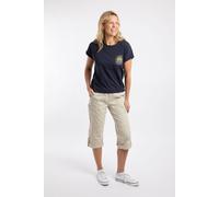 Weird Fish Women's Salena 3/4 Length Trousers in Nude | Size: 10 Weird Fish Nude 10