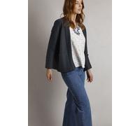 Weird Fish Women's Santosh Macaroni Kimono Cardigan in Dark Navy | Size: 12 Weird Fish Dark Navy 12