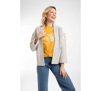 Weird Fish Women's Santosh Macaroni Kimono Cardigan in Ecru | Size: 20 Weird Fish Ecru 20