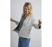 Weird Fish Women's Santosh Macaroni Kimono Cardigan in Ivory | Size: 16 Weird Fish Ivory 16