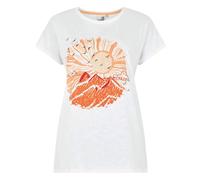 Weird Fish Womens Sundown Organic Graphic T-shirt White 14