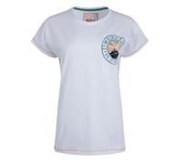 Weird Fish Womens Sunset Summit Organic T-Shirt White 12